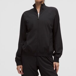 Lululemon Adapted State Perforated Women's Black Track Jacket